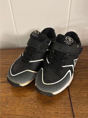 Athletic Works Kids Black and White Cleats